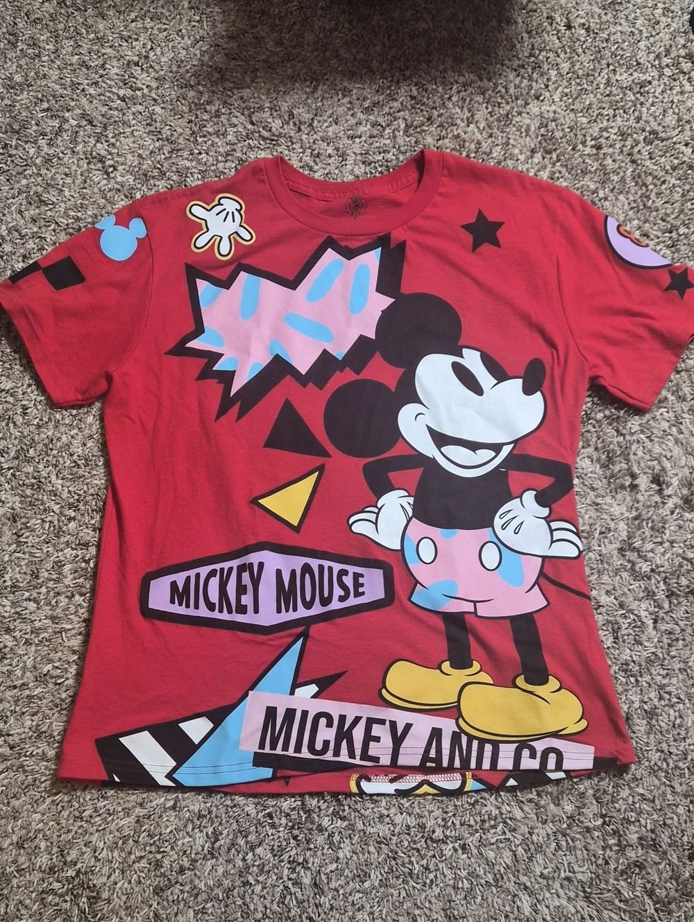 Disney Mickey And Company Red Mouse 80s Style